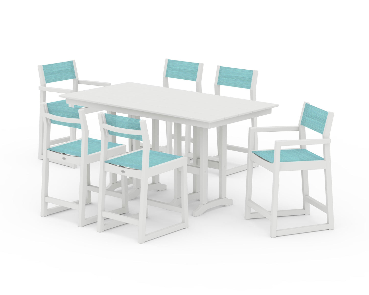 EDGE Sling 7-Piece Farmhouse Counter Set