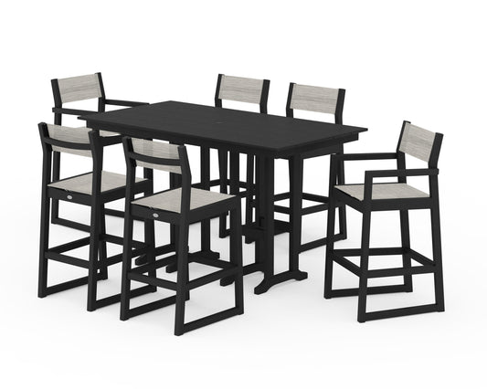 EDGE Sling 7-Piece Farmhouse Bar Set