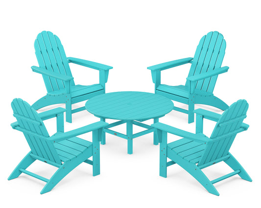 Vineyard 5-Piece Adirondack Chair Conversation Set