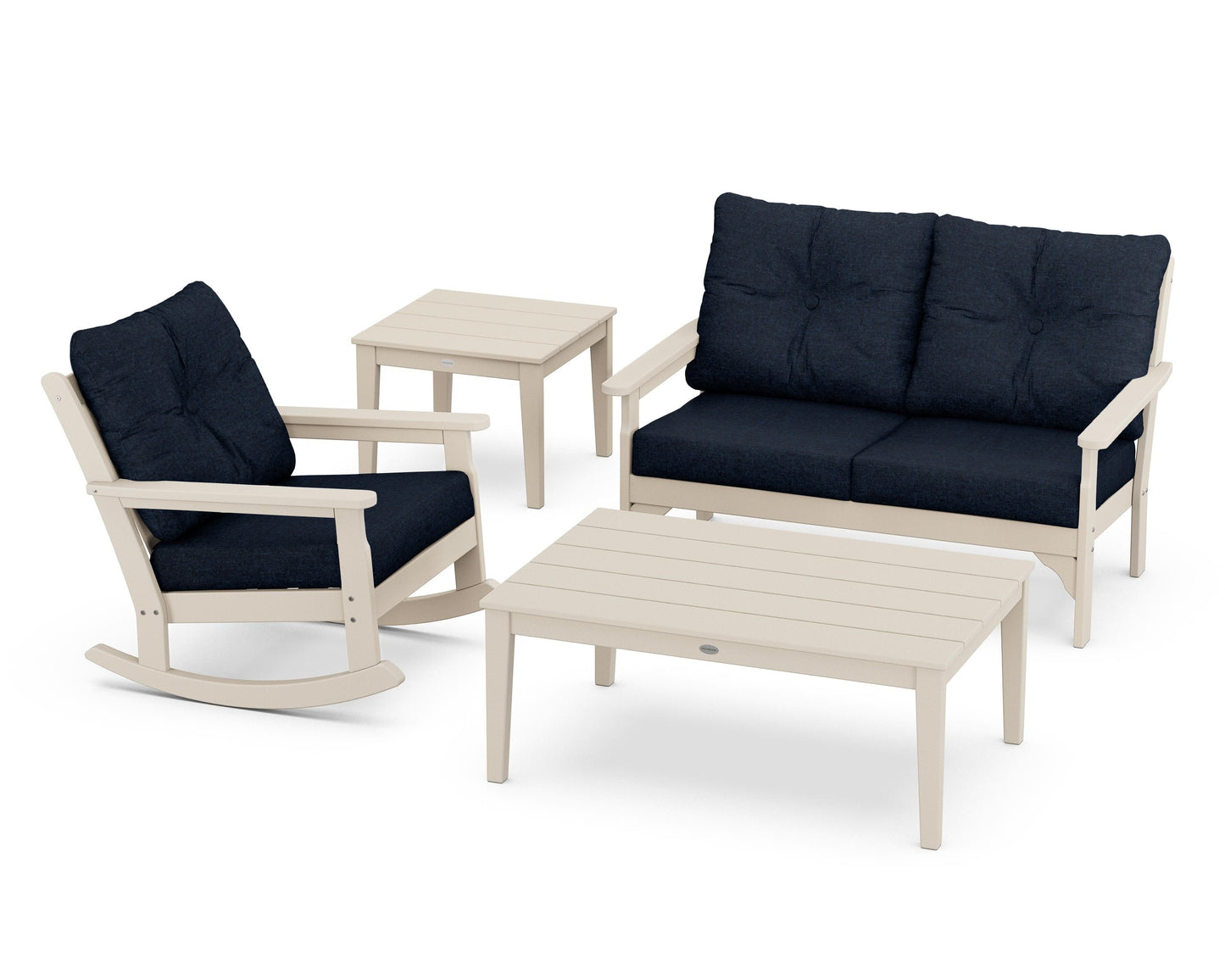 Vineyard 4-Piece Deep Seating Rocker Set