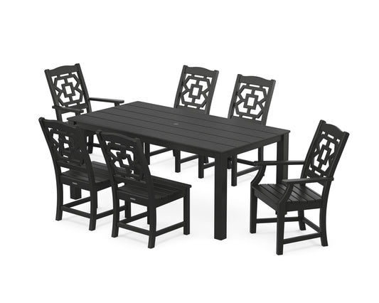 Chinoiserie 7-Piece Parsons Dining Set