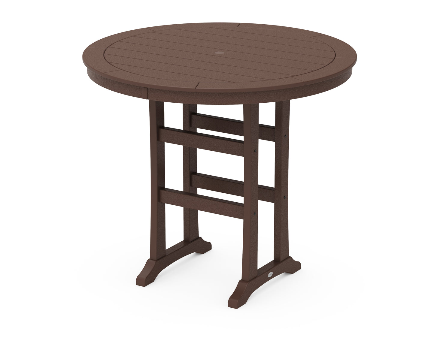 Nautical Trestle 48" Round Bar Table
