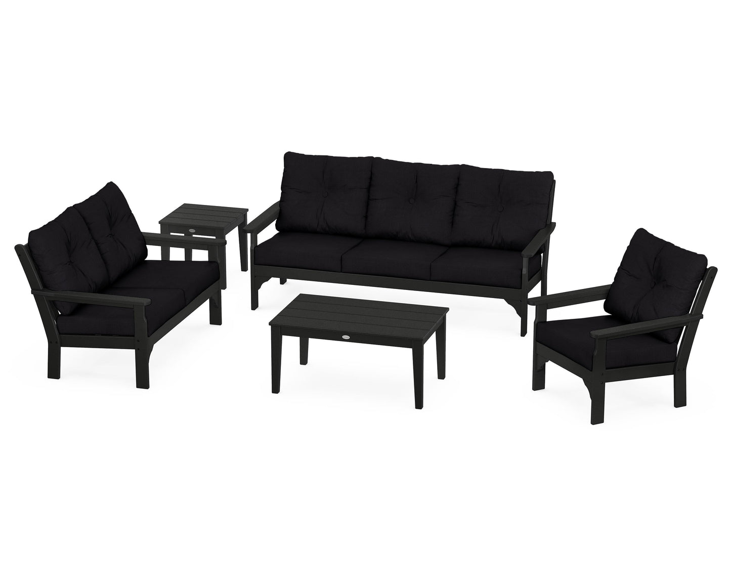Vineyard 5 Piece Deep Seating Set