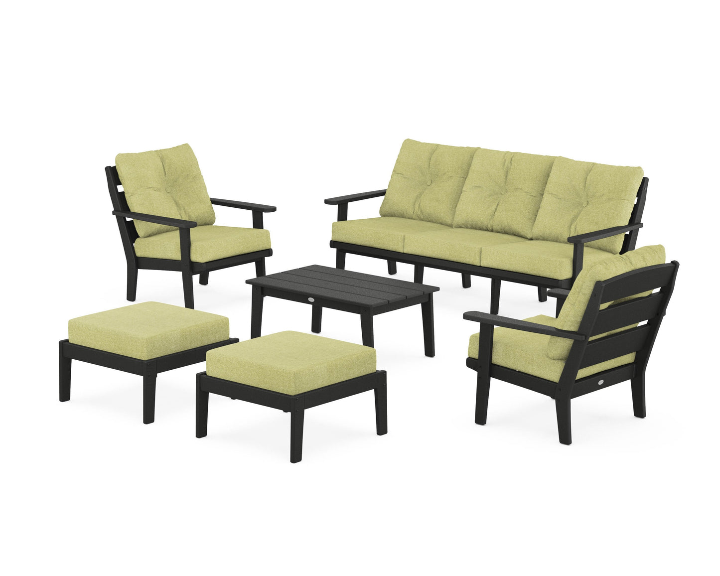 Lakeside 6-Piece Lounge Sofa Set
