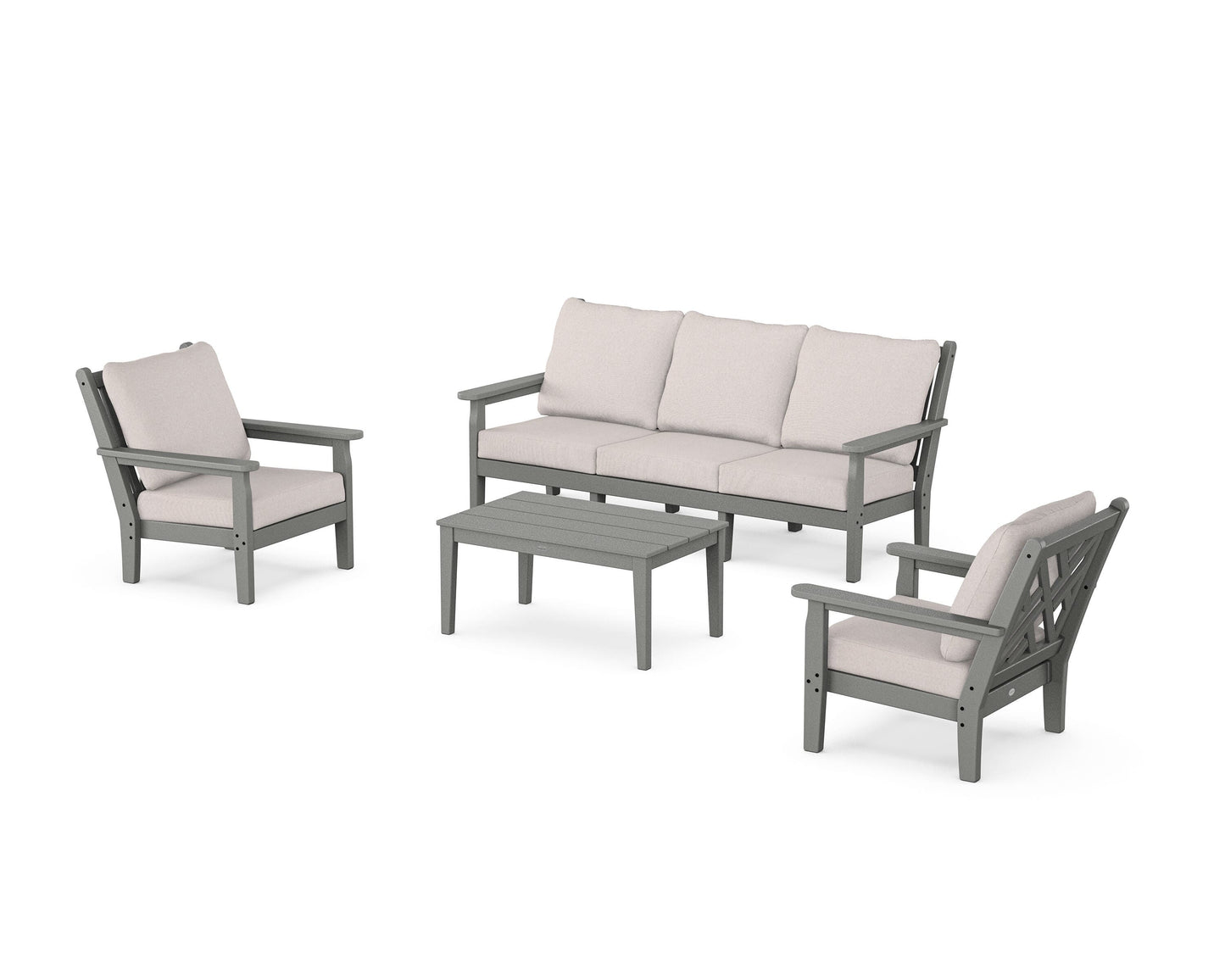 Chippendale 4-Piece Deep Seating Set with Sofa