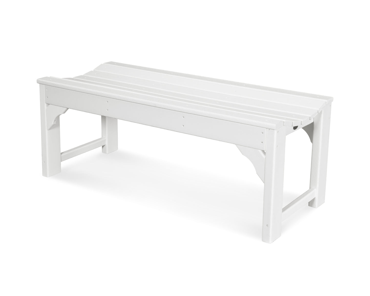 Traditional Garden 48" Backless Bench