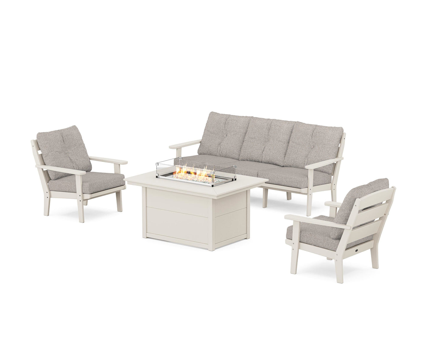 Lakeside Deep Seating Fire Pit Table Set