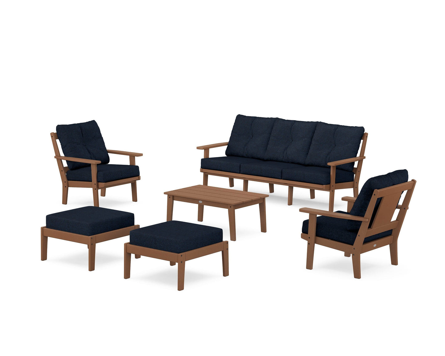 Prairie 6-Piece Lounge Sofa Set