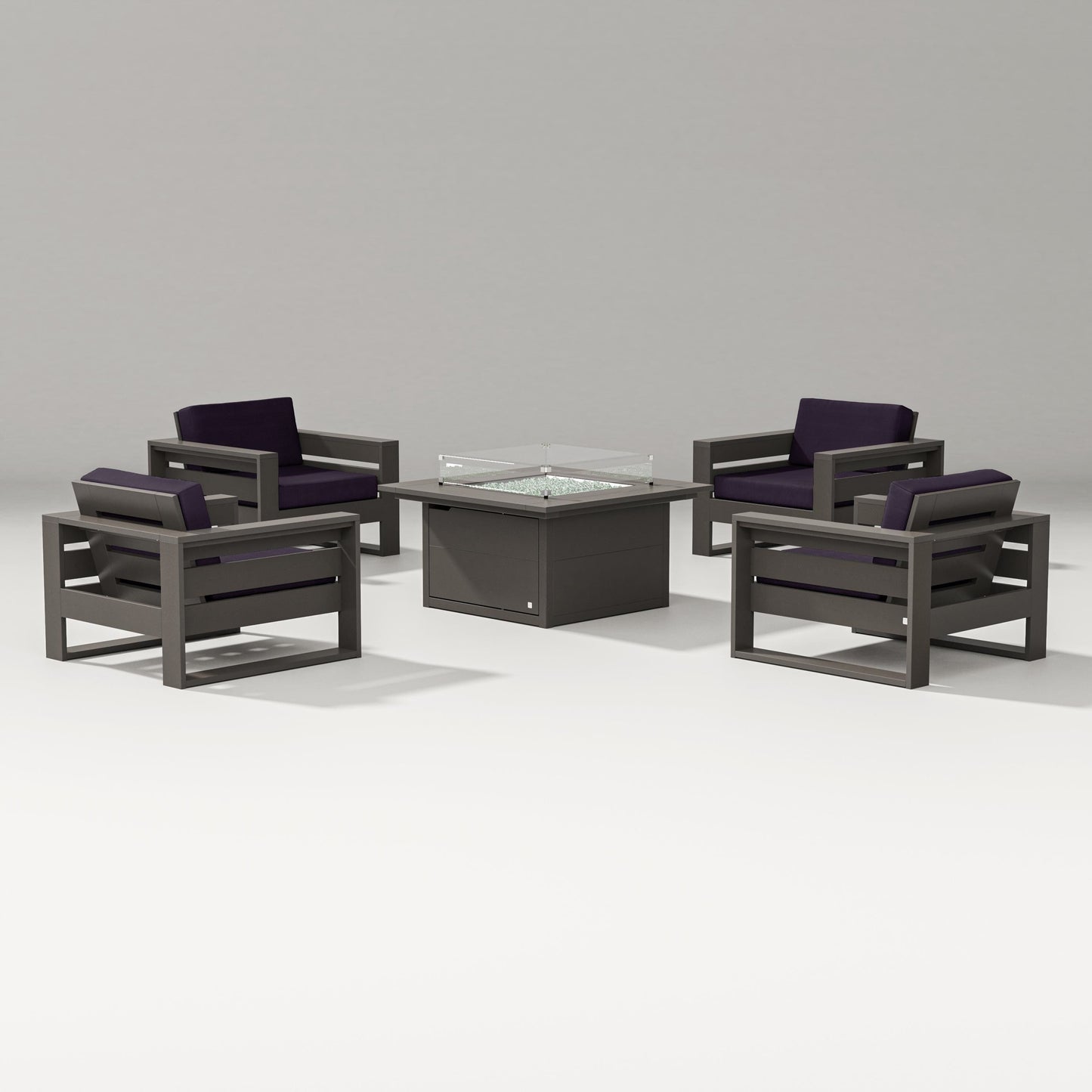 Latitude 5-Piece Lounge Fire Table Set