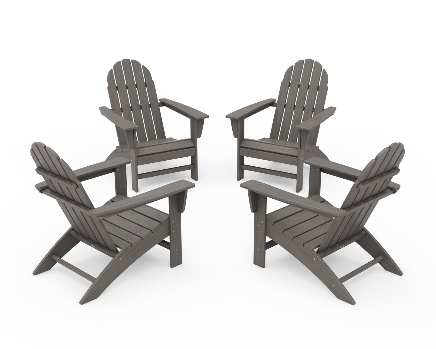 Vineyard 4-Piece Adirondack Conversation Set