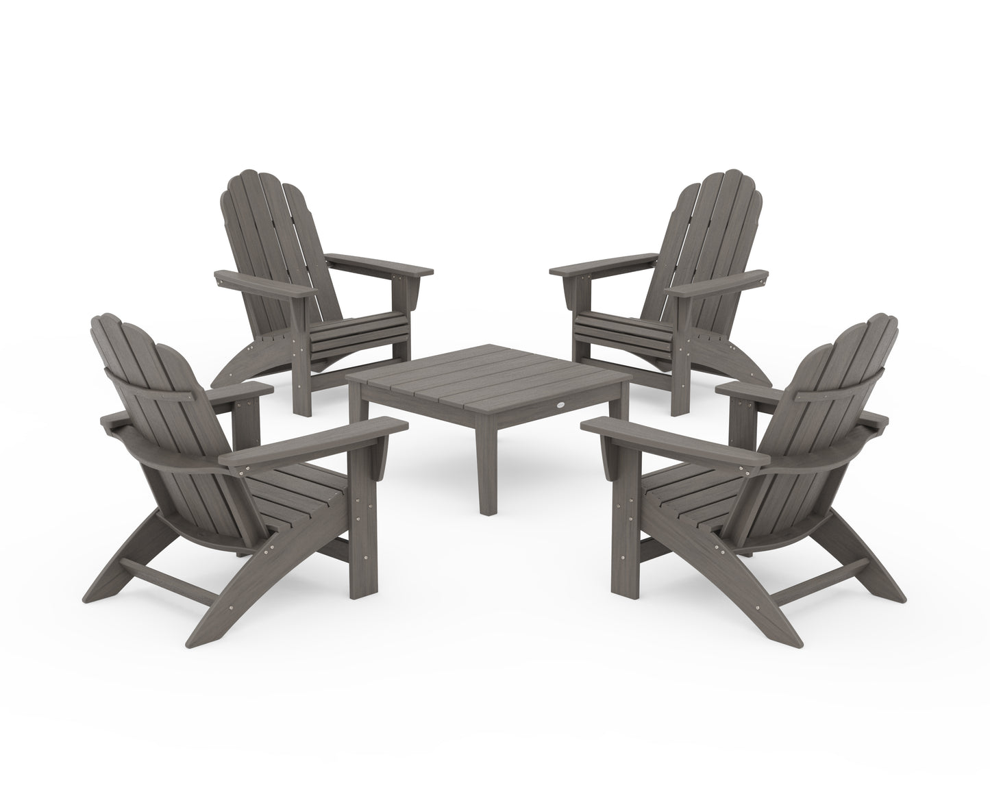 5-Piece Vineyard Grand Adirondack Chair Conversation Group