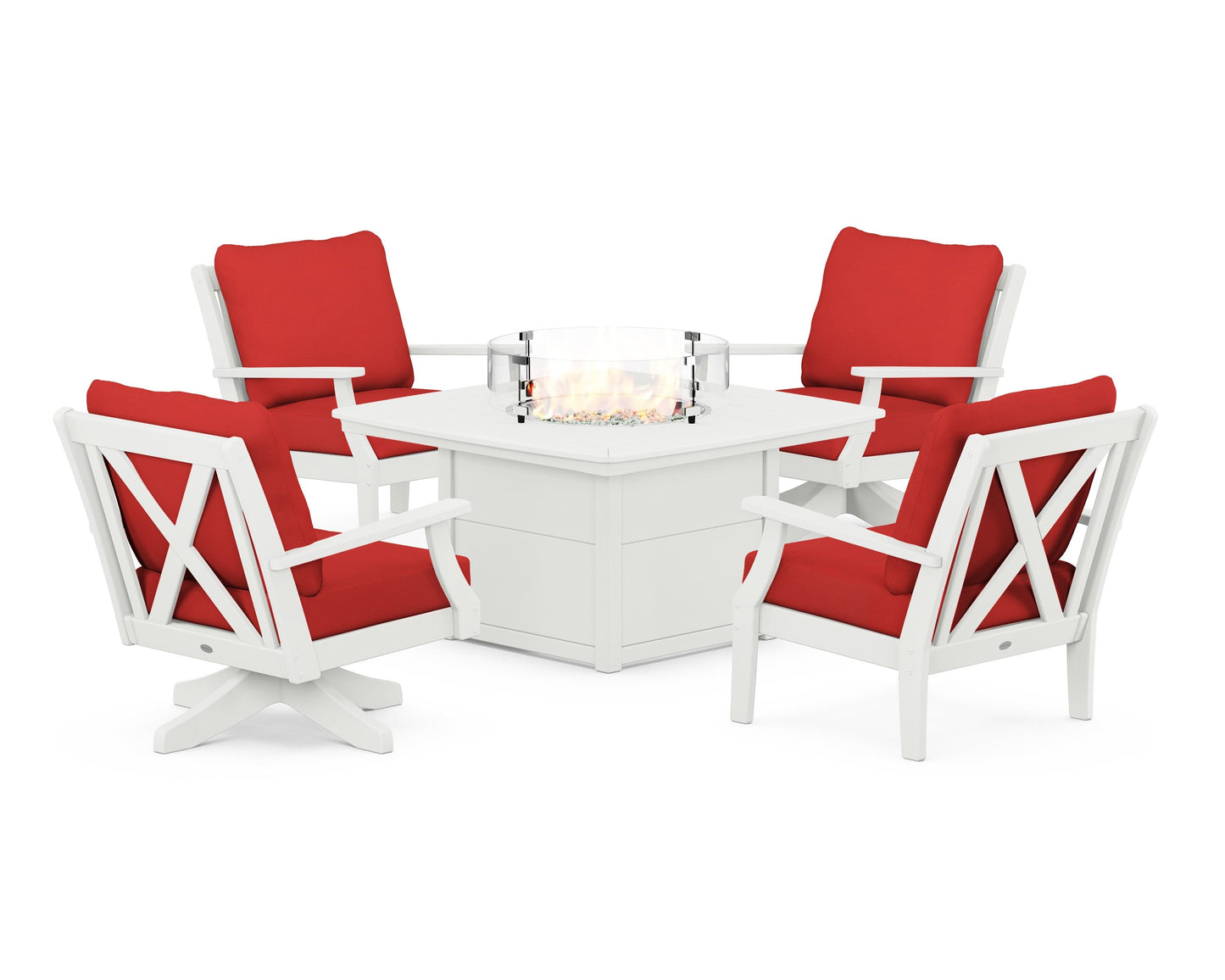 Braxton 5-Piece Deep Seating Set with Fire Table