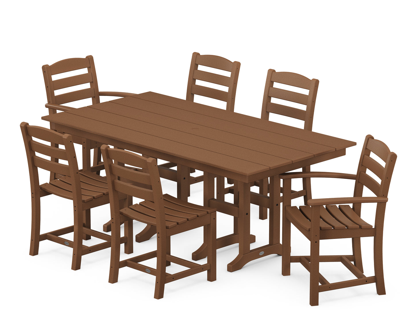 La Casa Caf‚ 7-Piece Farmhouse Dining Set