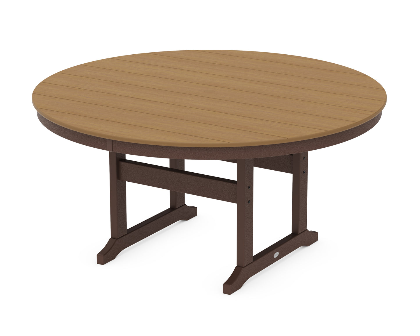 60" Round Farmhouse Dining Table