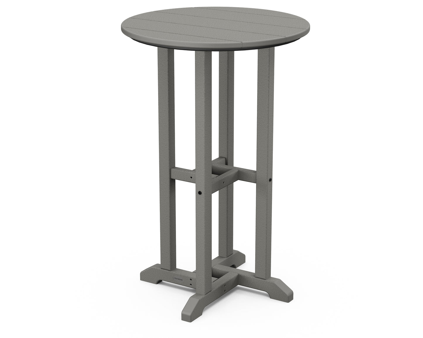 24" Round Farmhouse Counter Bistro Table