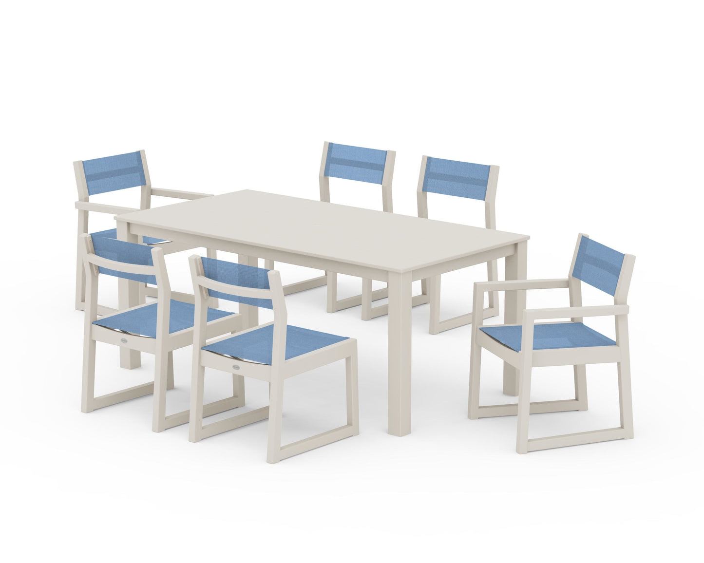 EDGE Sling 7-Piece Parsons Dining Set