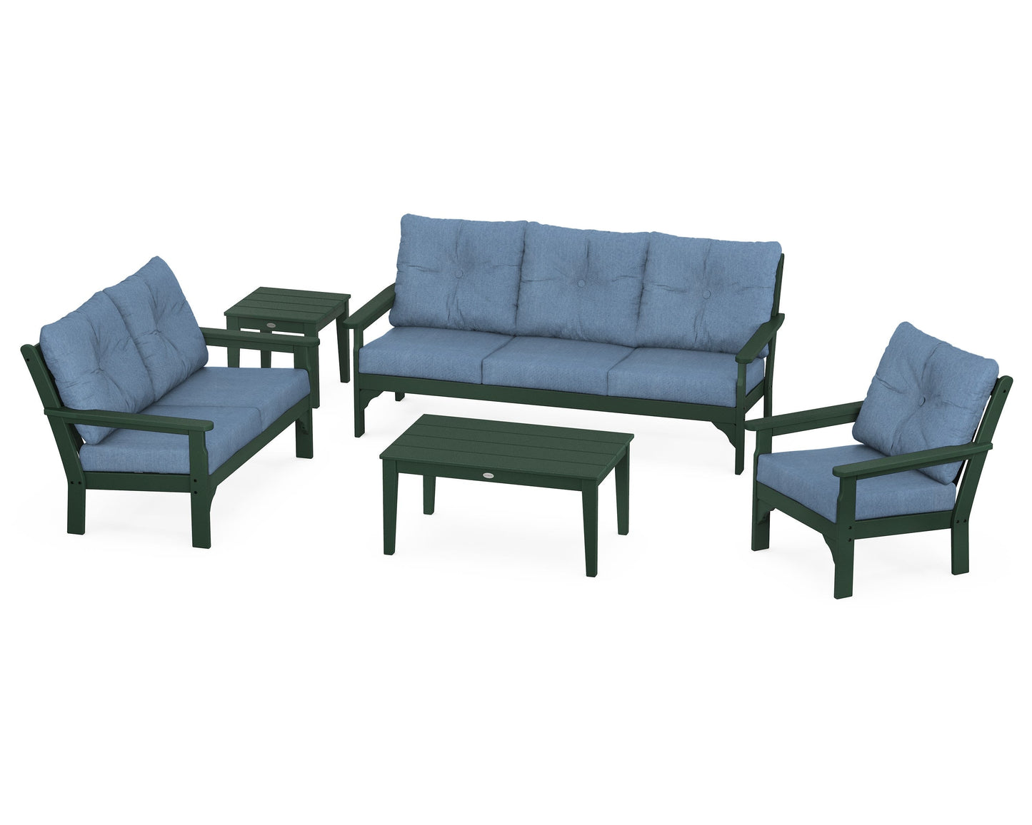 Vineyard 5 Piece Deep Seating Set