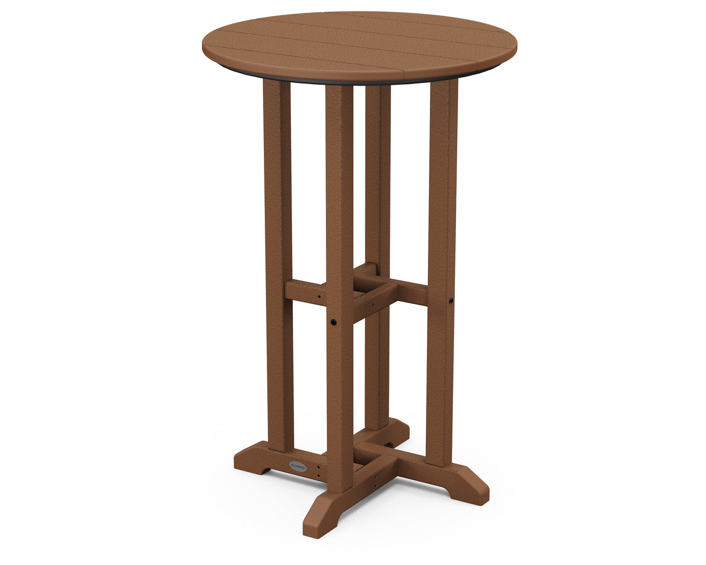 24" Round Farmhouse Counter Bistro Table