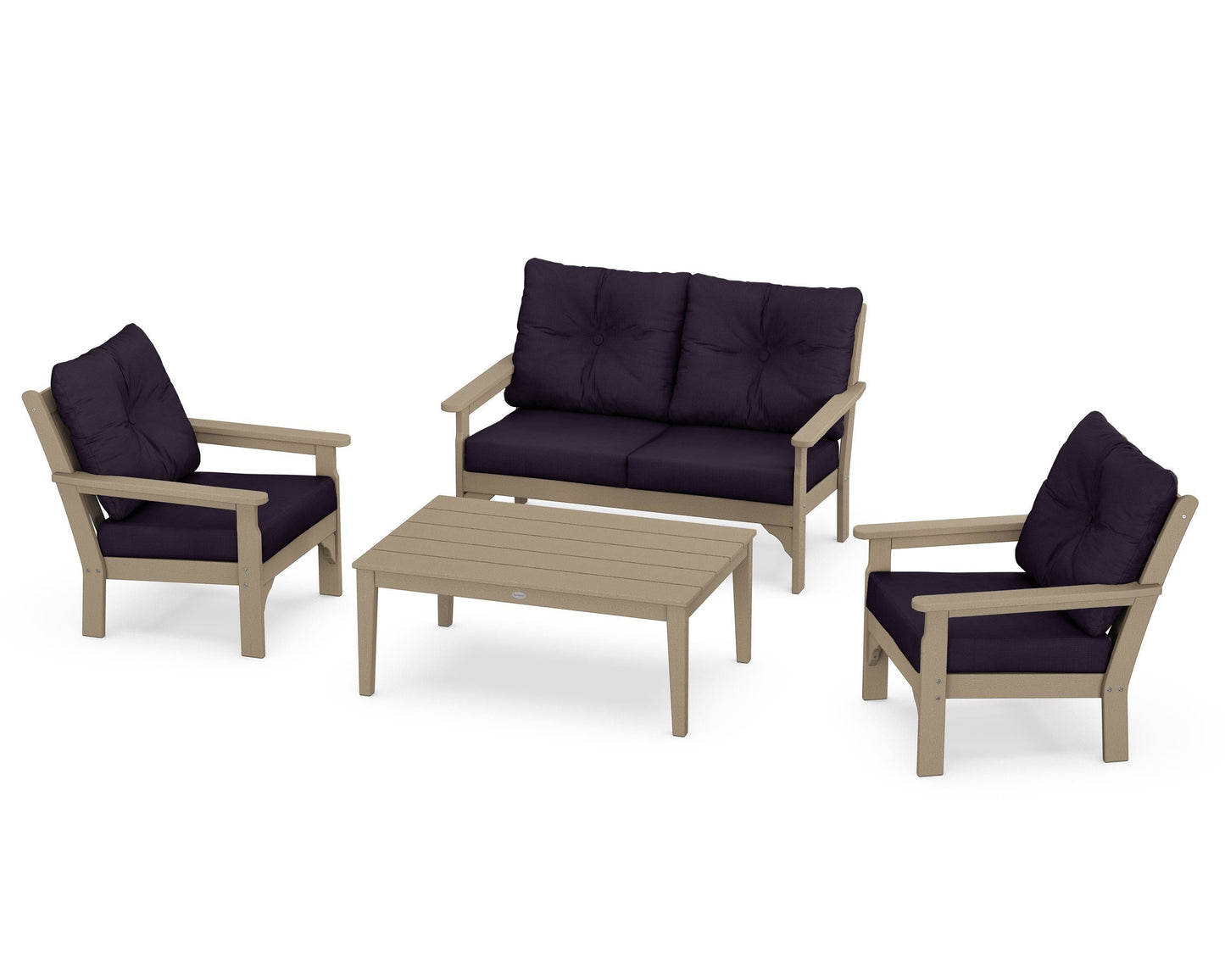 Vineyard 4-Piece Deep Seating Set