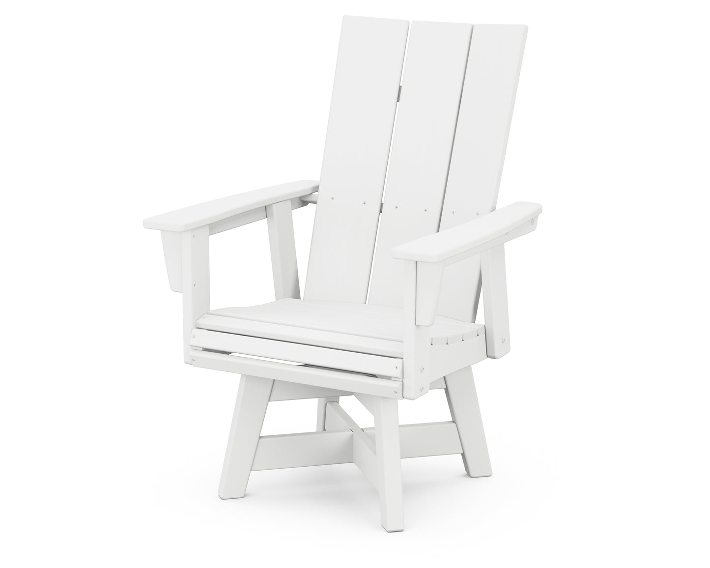 Modern Curveback Adirondack Swivel Dining Chair