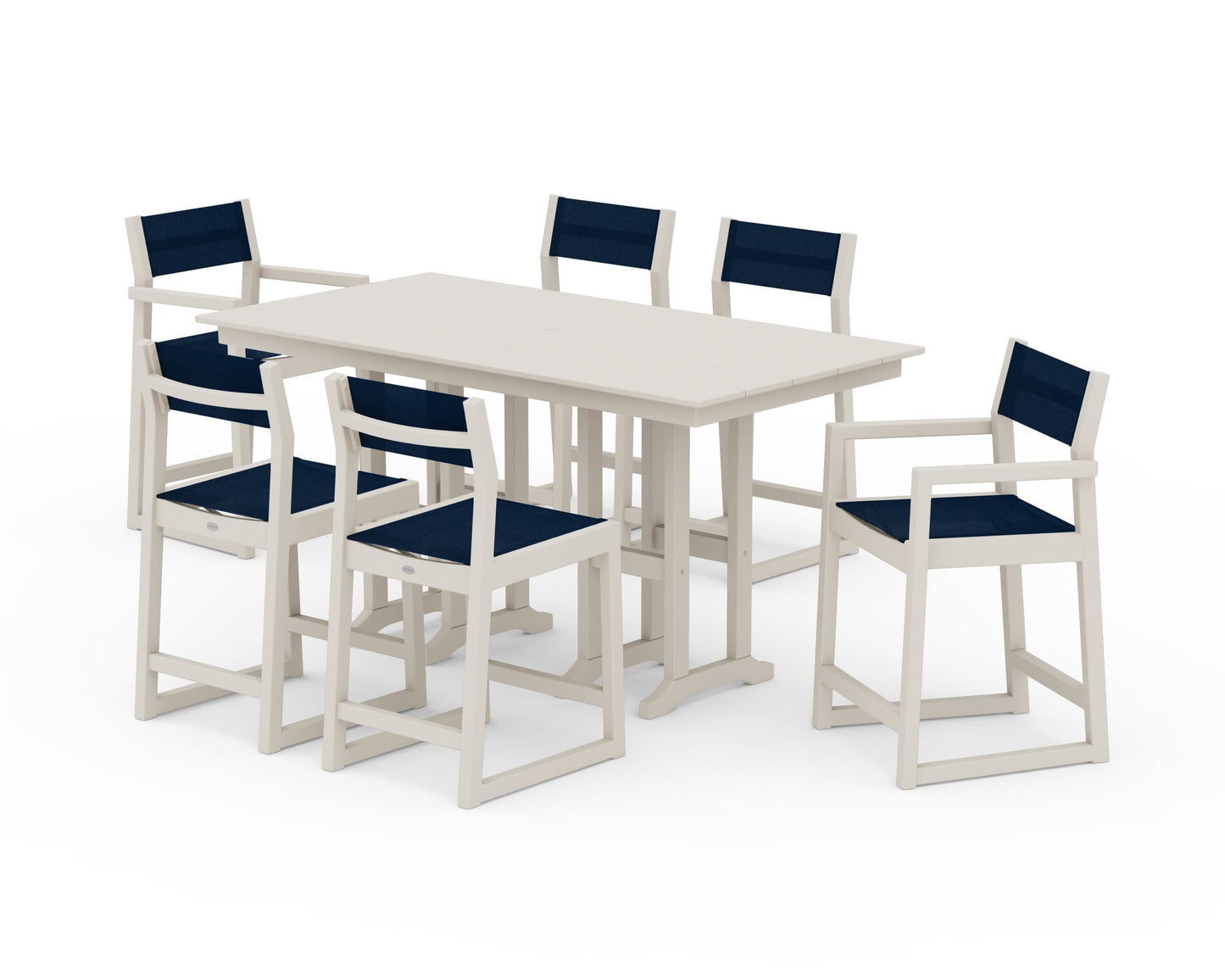 EDGE Sling 7-Piece Farmhouse Counter Set