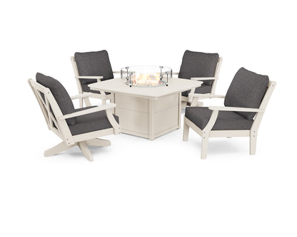 Braxton 5-Piece Deep Seating Set with Fire Table