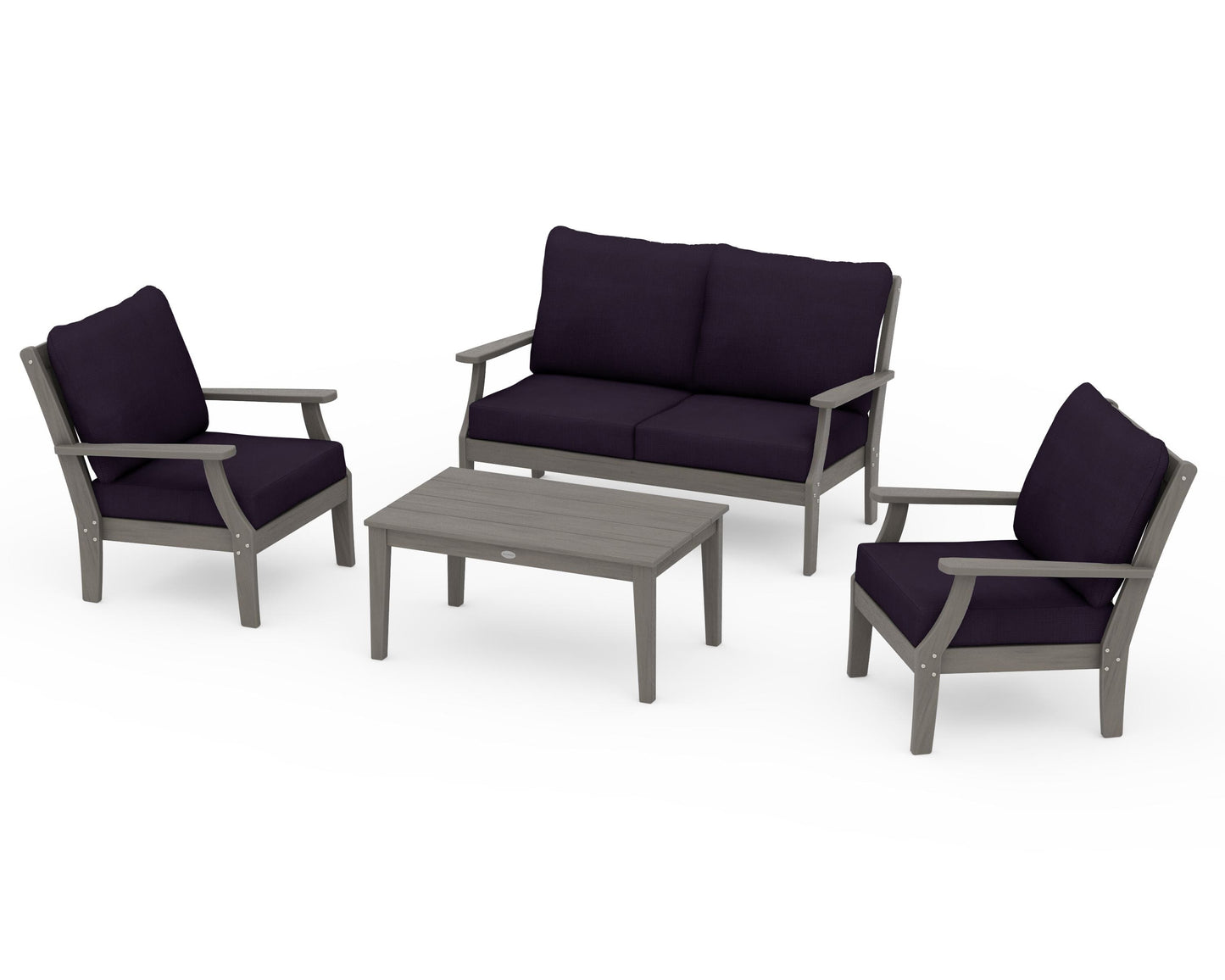 Braxton 4-Piece Deep Seating Chair Set