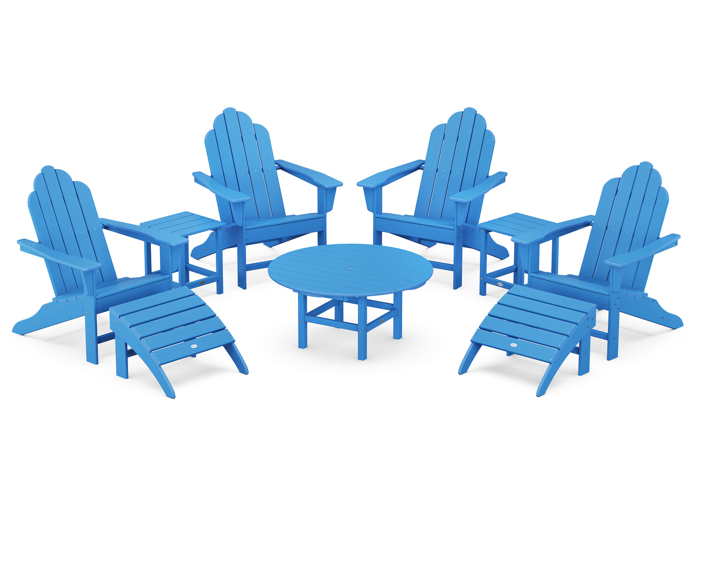 Long Island Adirondack 9-Piece Conversation Group