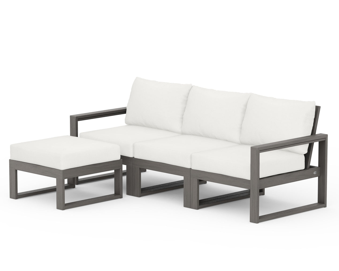 EDGE 4-Piece Modular Deep Seating Set with Ottoman