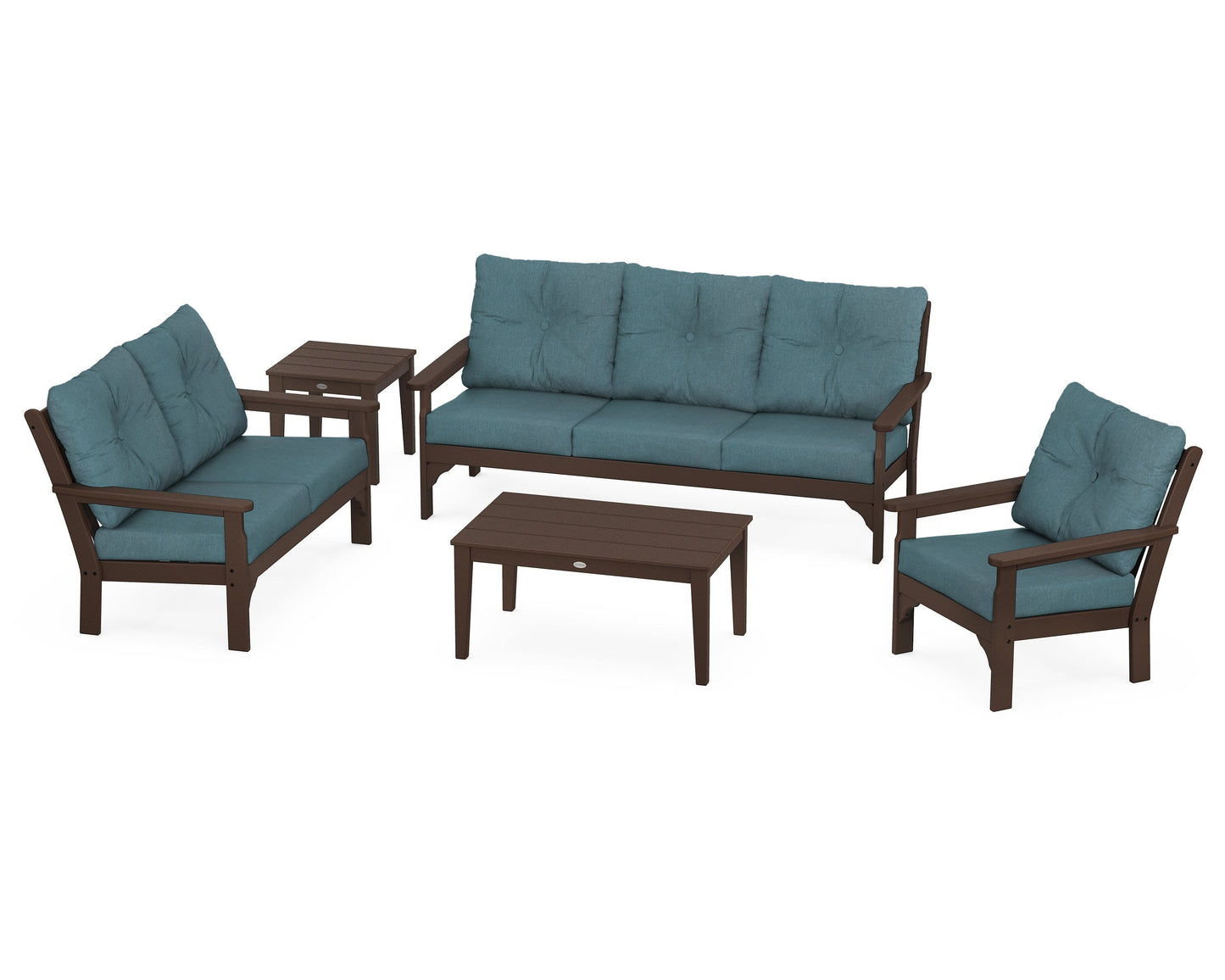 Vineyard 5 Piece Deep Seating Set