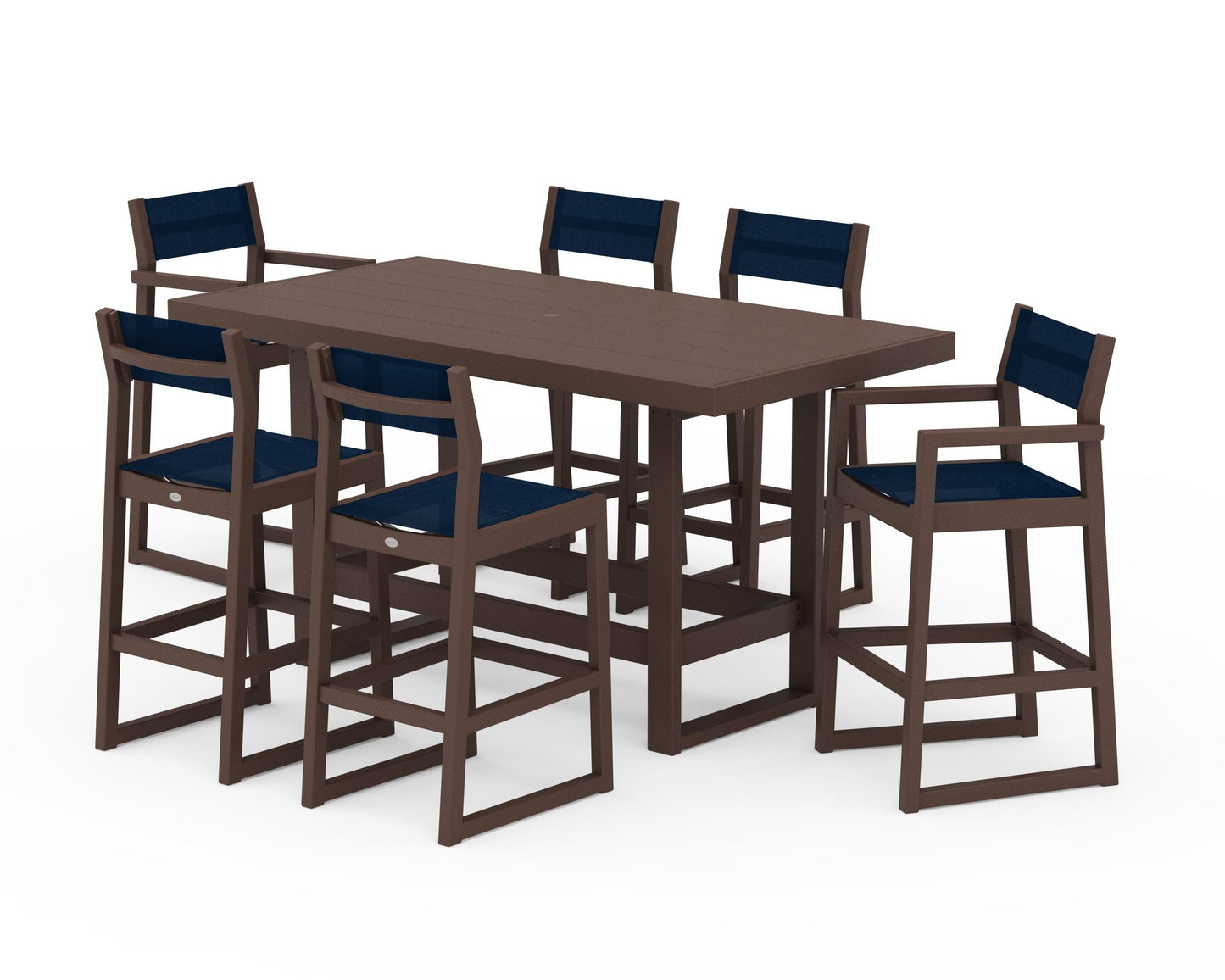 EDGE Sling 7-Piece Bar Table Set
