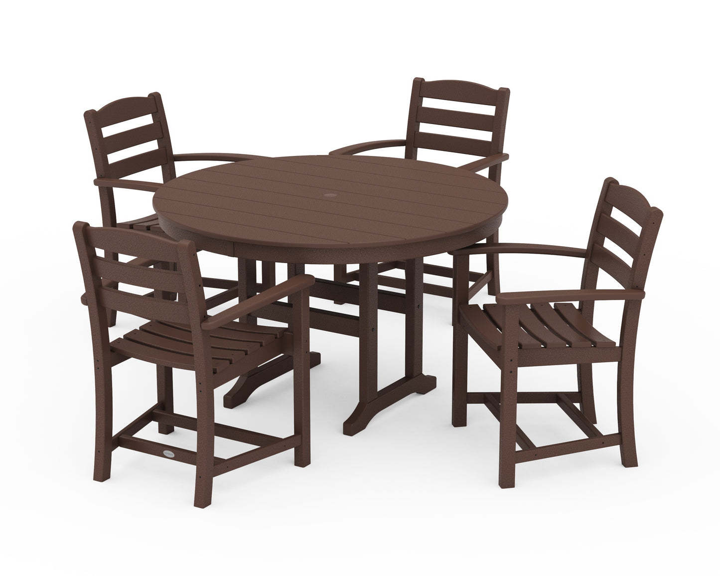 La Casa CafÃ© 5-Piece Round Farmhouse Dining Set