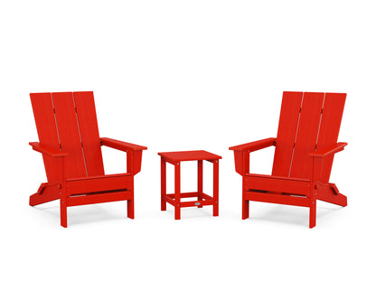 3-Piece Modern Studio Folding Adirondack Set