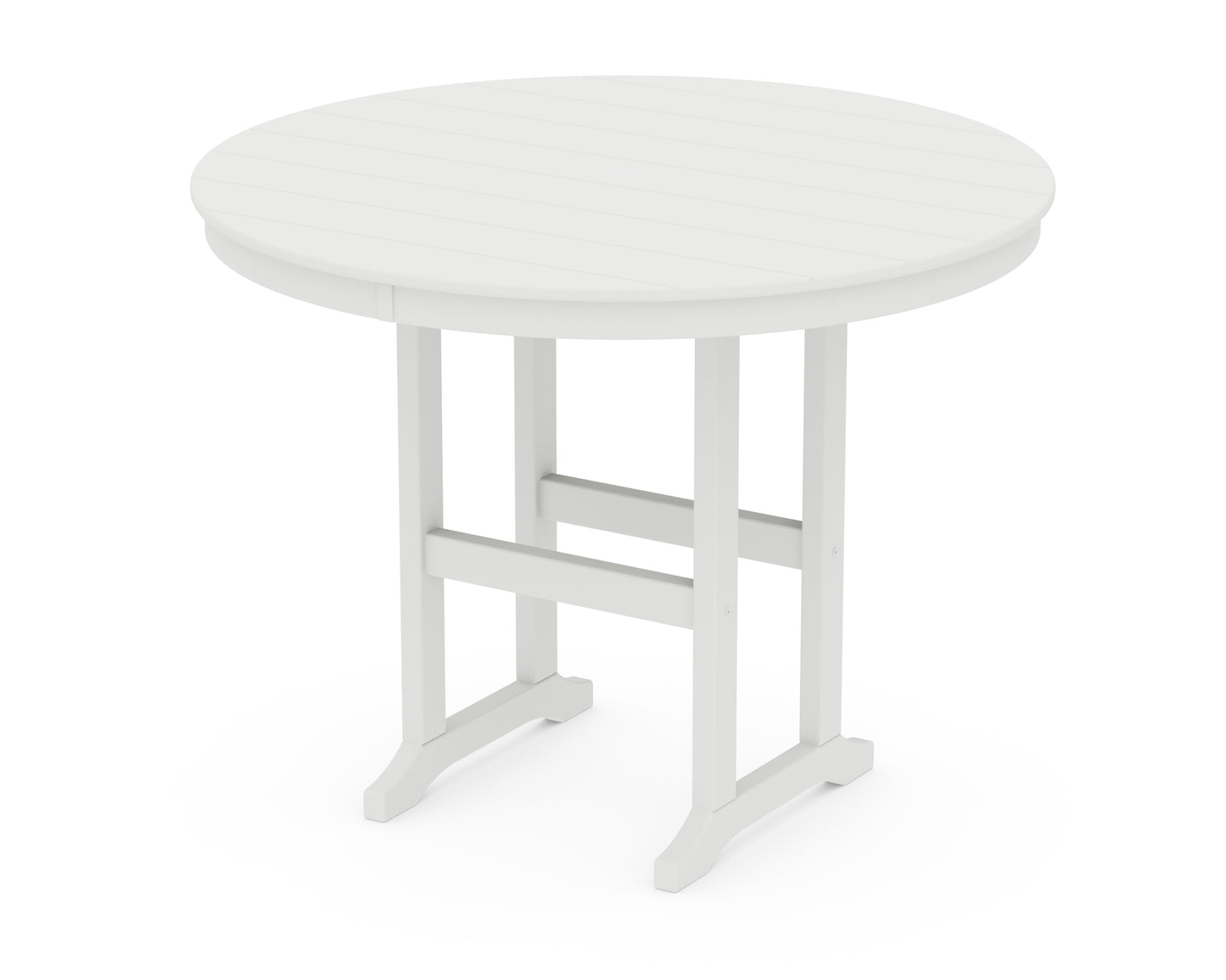 48" Round Farmhouse Counter Table