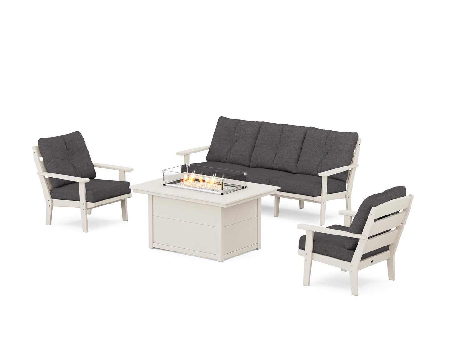 Lakeside Deep Seating Fire Pit Table Set