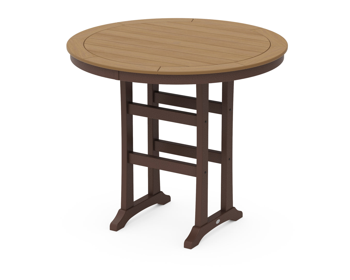 Nautical Trestle 48" Round Bar Table