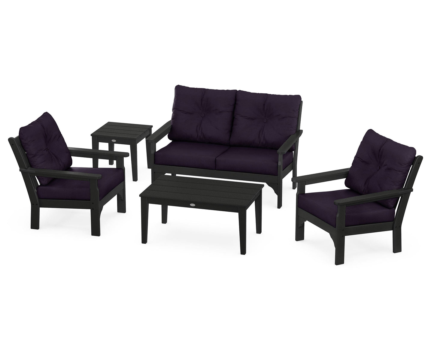 Vineyard 5-Piece Deep Seating Set