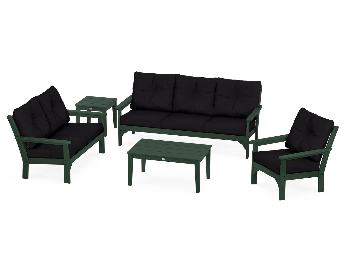Vineyard 5 Piece Deep Seating Set