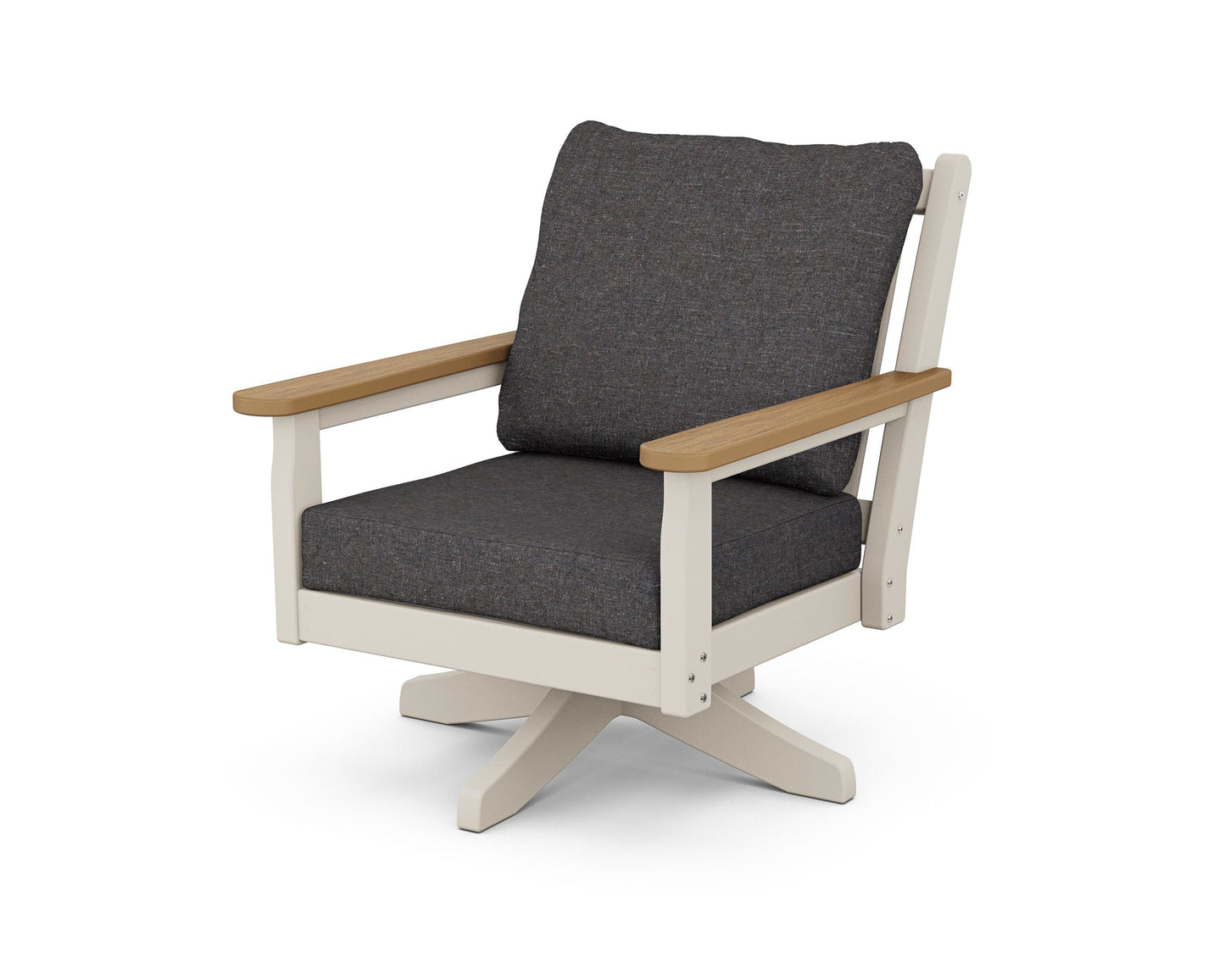 Chippendale Deep Seating Swivel Chair