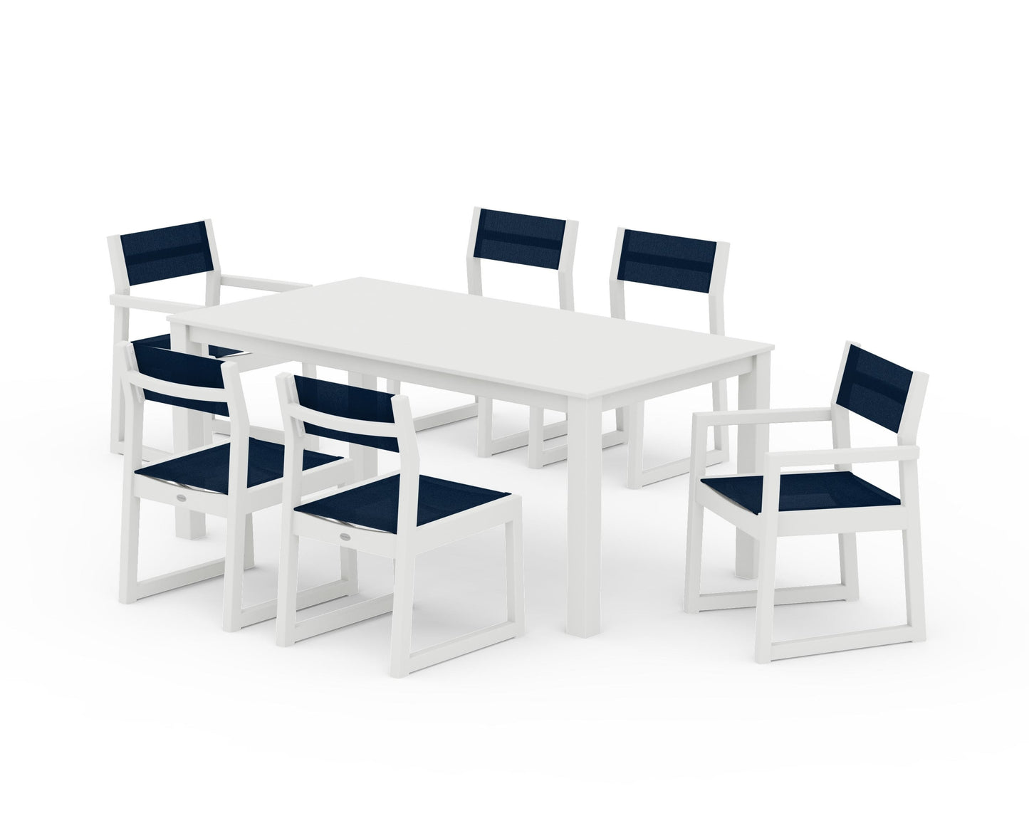 EDGE Sling 7-Piece Parsons Dining Set