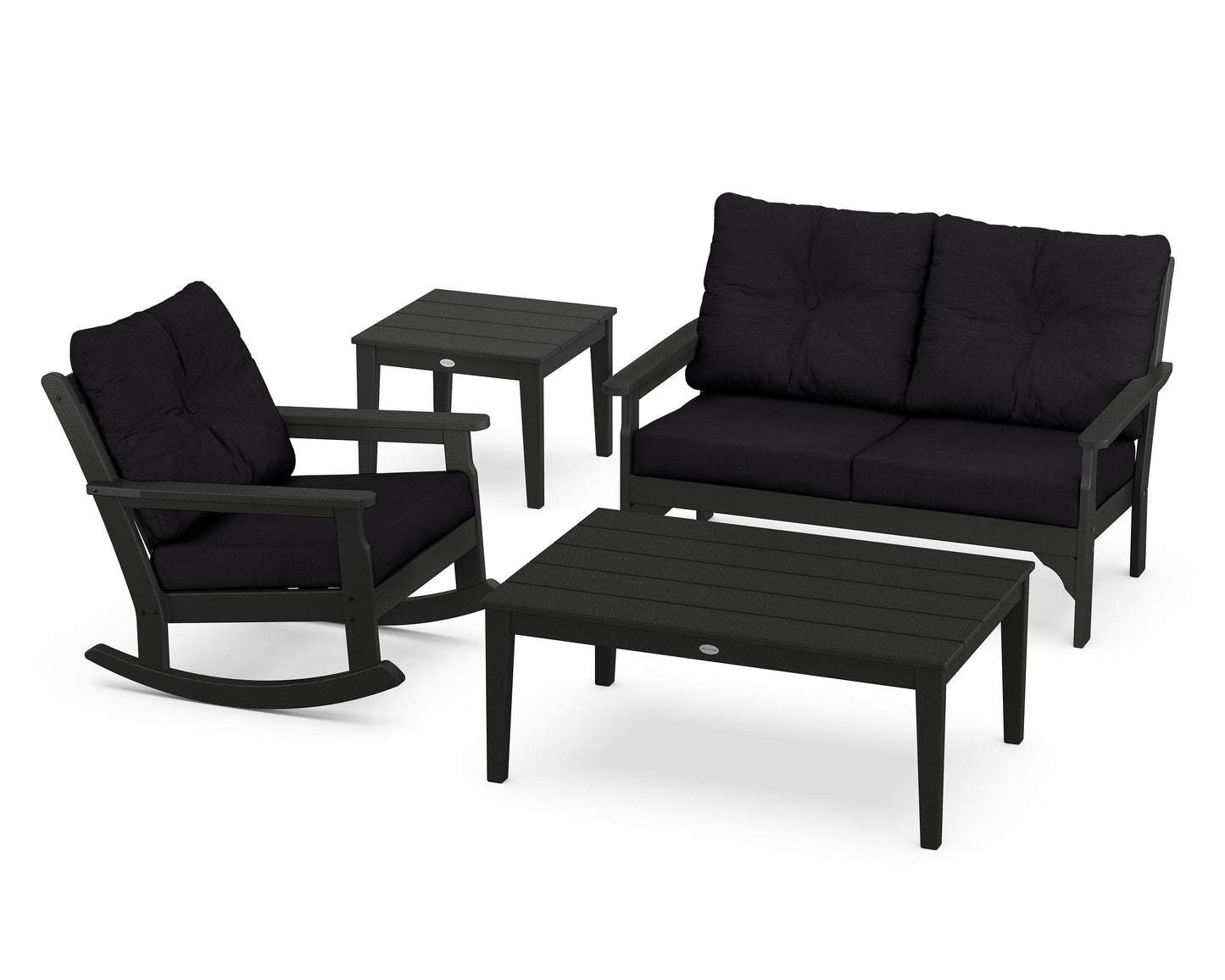Vineyard 4-Piece Deep Seating Rocker Set