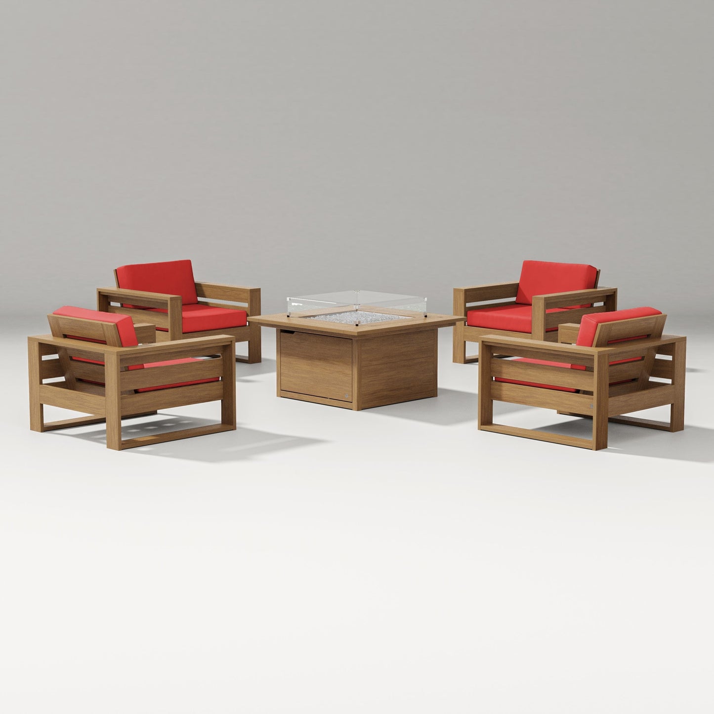 Latitude 5-Piece Lounge Fire Table Set