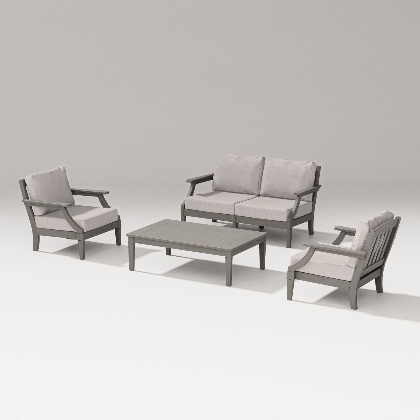 Estate Lounge 4-Piece Loveseat Set