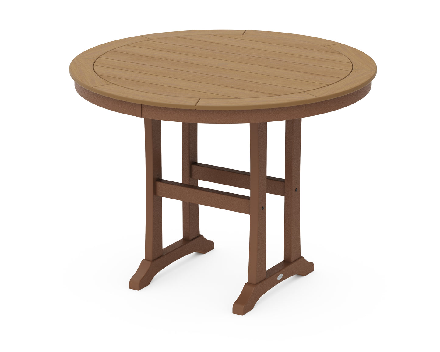 Nautical Trestle 48" Round Counter Table