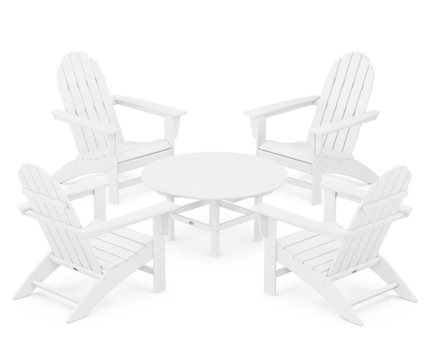 Vineyard 5-Piece Adirondack Chair Conversation Set
