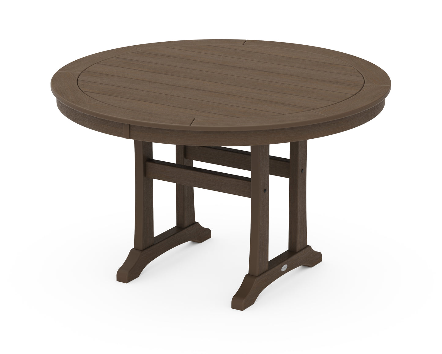 Nautical Trestle 48" Round Dining Table
