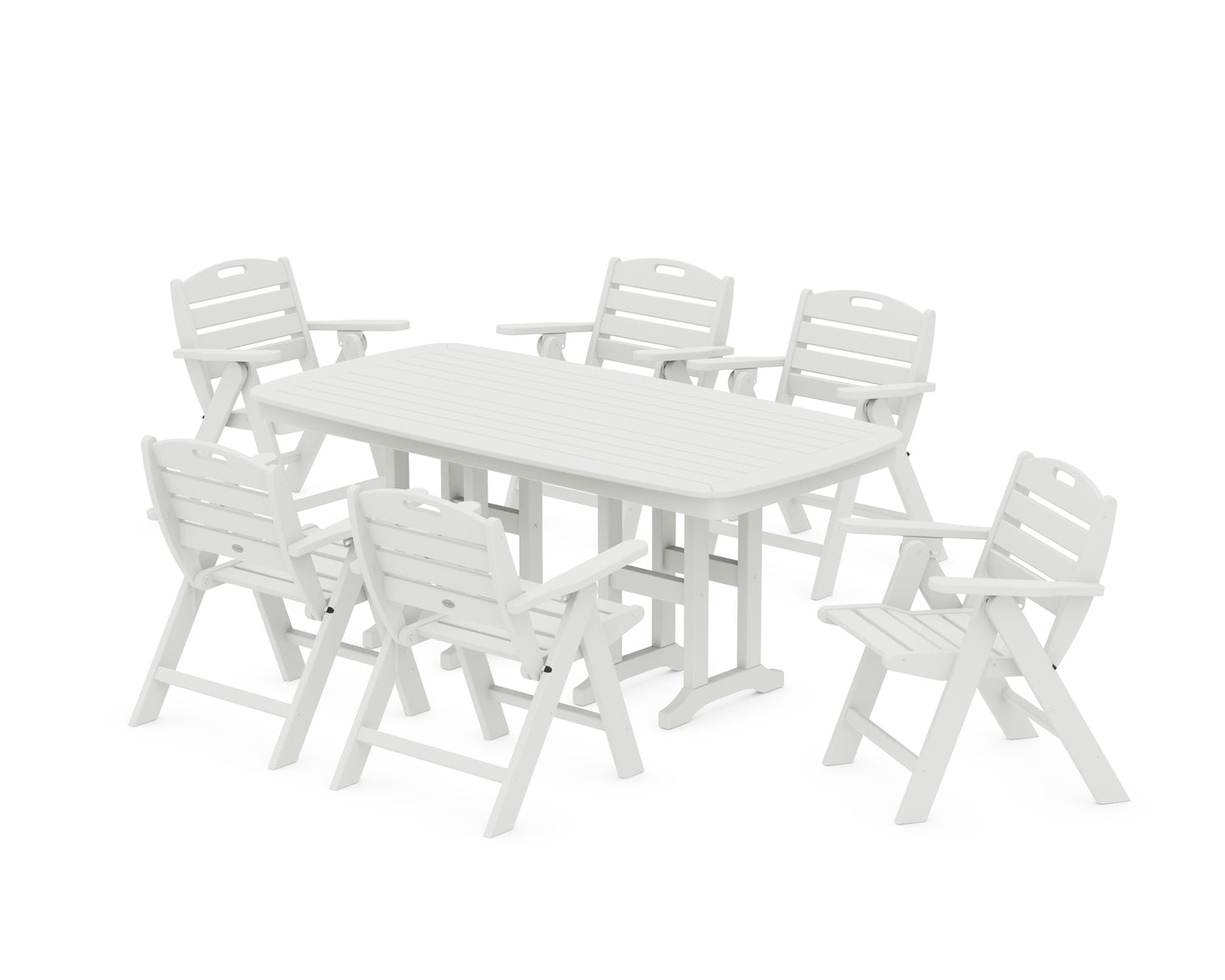 Nautical Lowback 7-Piece Dining Set