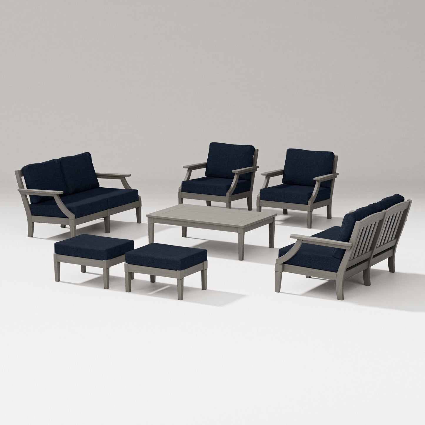 Estate 7-Piece Lounge Loveseat Set