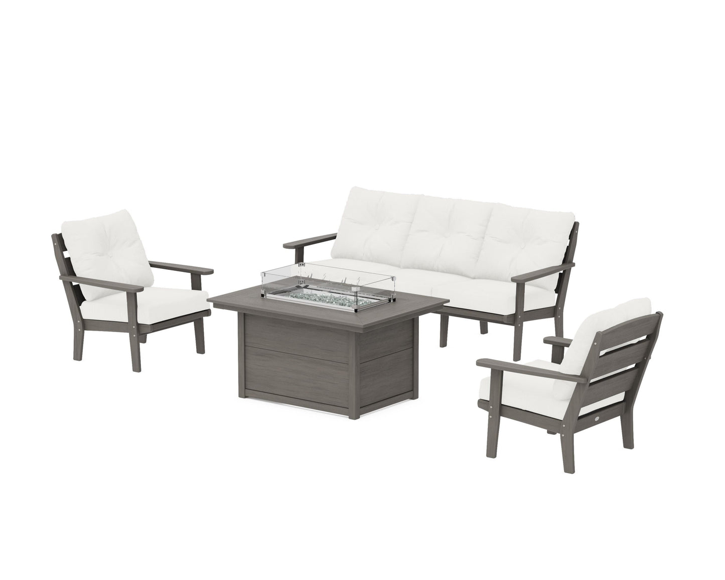 Lakeside Deep Seating Fire Pit Table Set