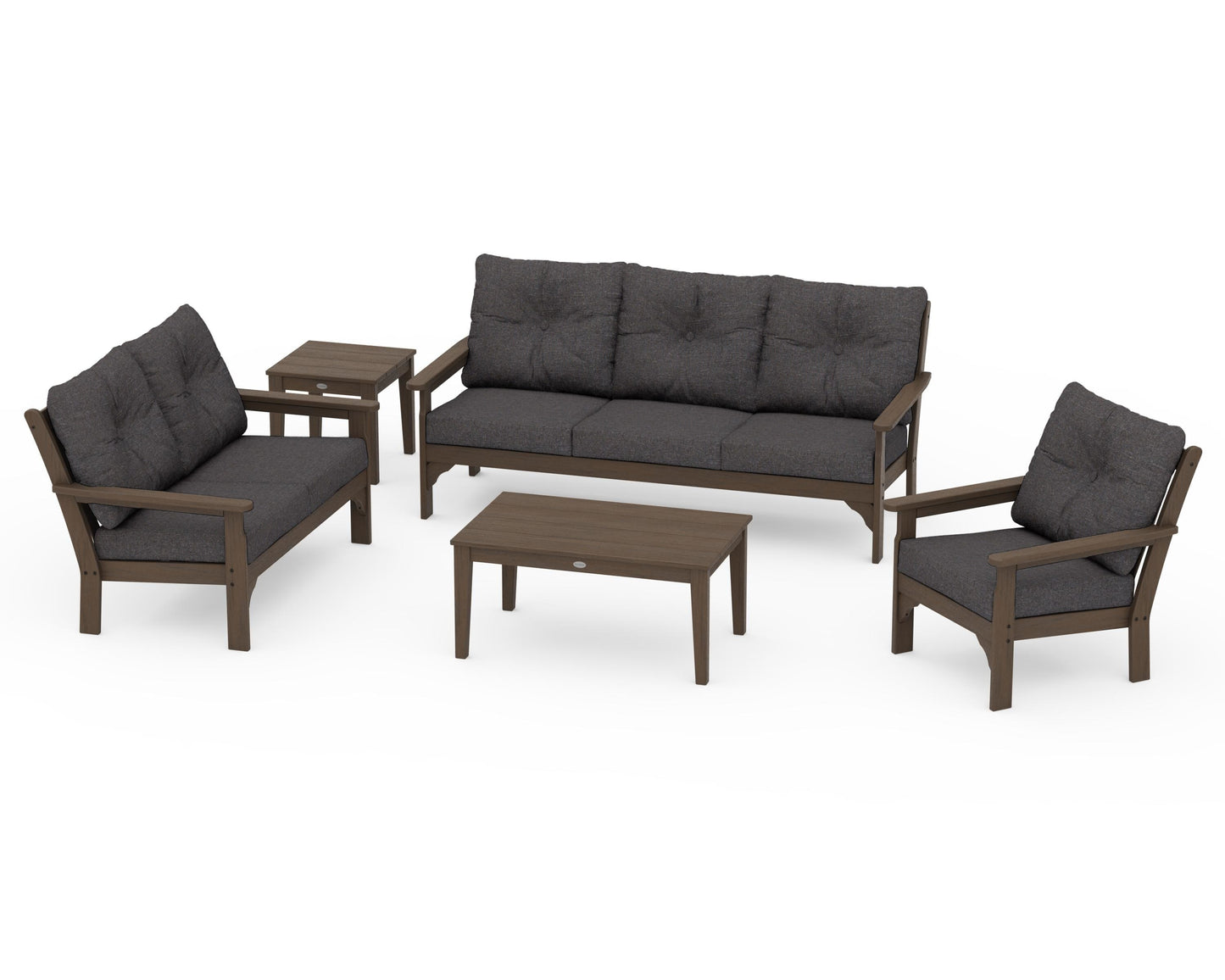 Vineyard 5 Piece Deep Seating Set